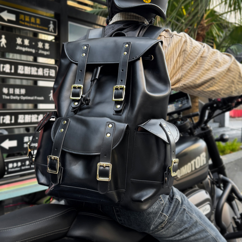 Luxury Bags For Travel - 새로운 도착 가죽 배낭 럭셔리 남자