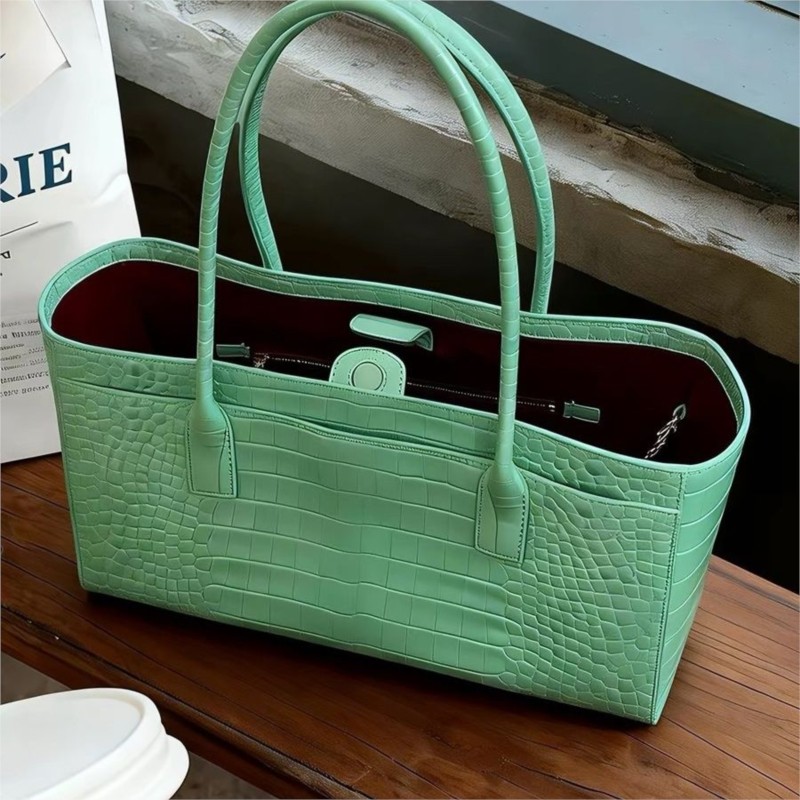 Luxury Bags Green - 빈티지 그린 토트 백 여성용 가짜