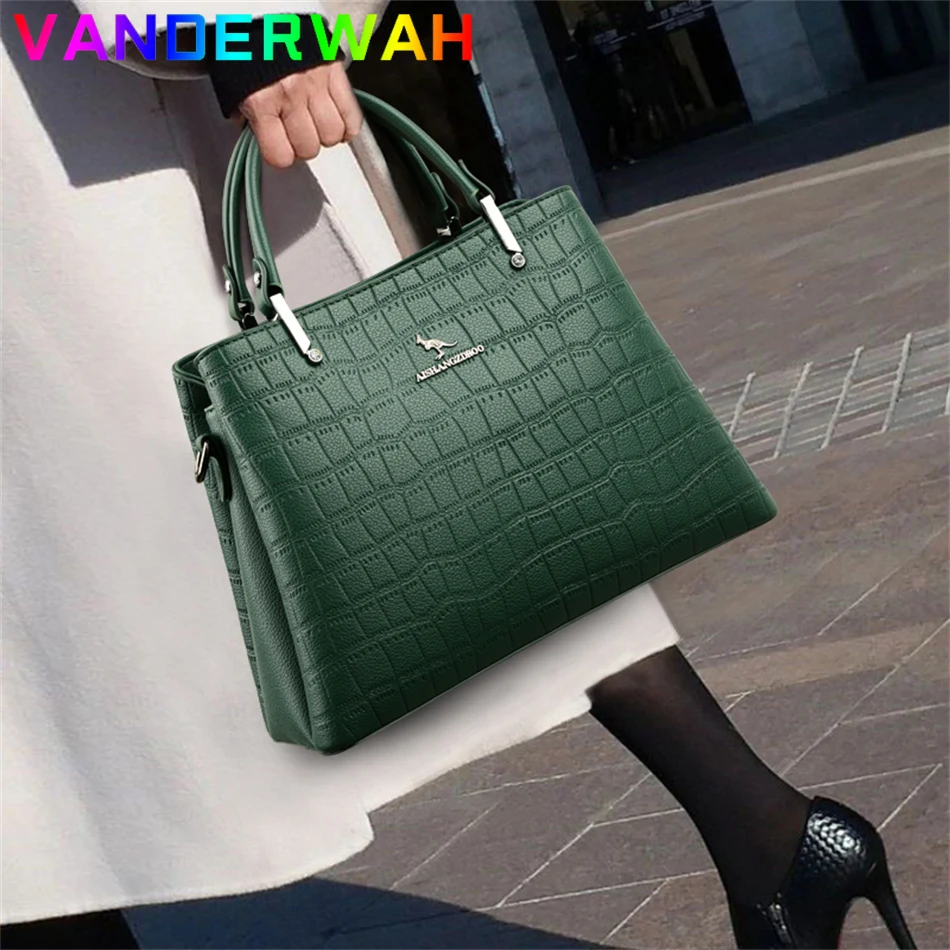 Luxury Bags Green - 여성용 핸드백 크로스 바디 숄더 핸드백,
