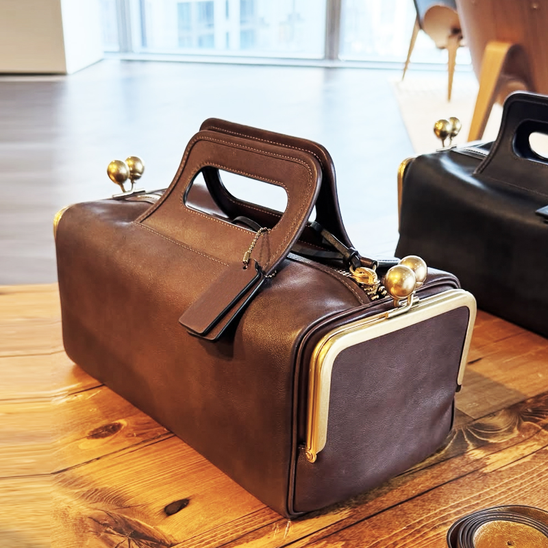 Luxury Bags Entry - 빈티지 스타일의 여성용 더블 엔트리 사첼백