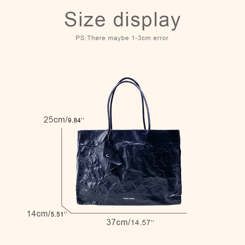 여성을위한 한국 캐주얼 크래프트 종이 토트 백 럭셔리  - Luxury Bags Trend 2025 리뷰 및 가격