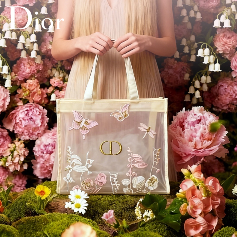 크리스찬 디올 디올의 가방 럭셔리 디자이너 반투명 메쉬 - Luxury Bags For Travel 리뷰 및 가격
