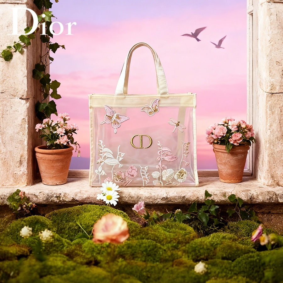 크리스찬 디올 디올의 가방 럭셔리 디자이너 반투명 메쉬 - Luxury Bags For Travel 리뷰 및 가격