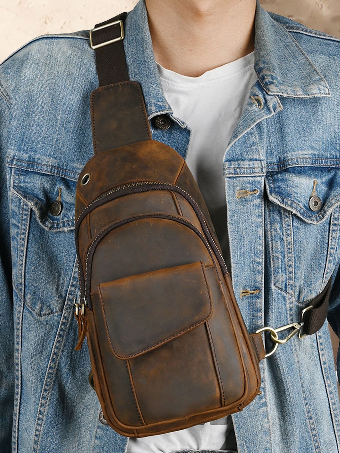 디자이너 럭셔리 다기능 남성 가슴 가방 대용량 야외 남 - Luxury Bags For Travel 리뷰 및 가격