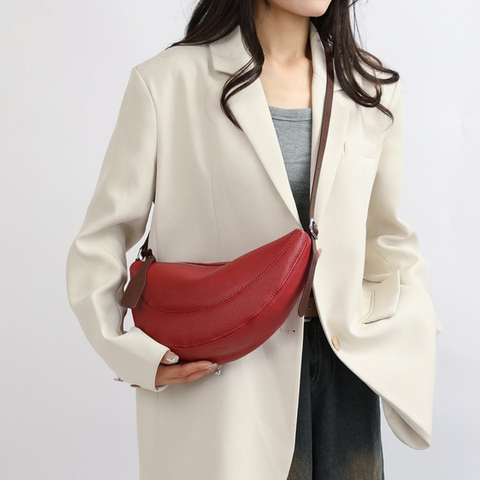 100% 최고급 천연 소가죽 크레센트 백, 부드러운 리 - Luxury Bags Kate Spade 리뷰 및 가격