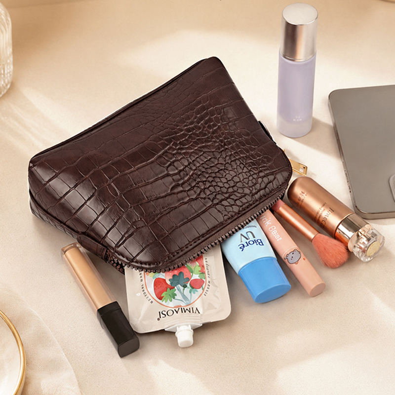 럭셔리 크로커다일 가죽 패턴 화장품 가방 지퍼 맞춤 이 - Luxury Bags In China Wholesale 리뷰 및 가격