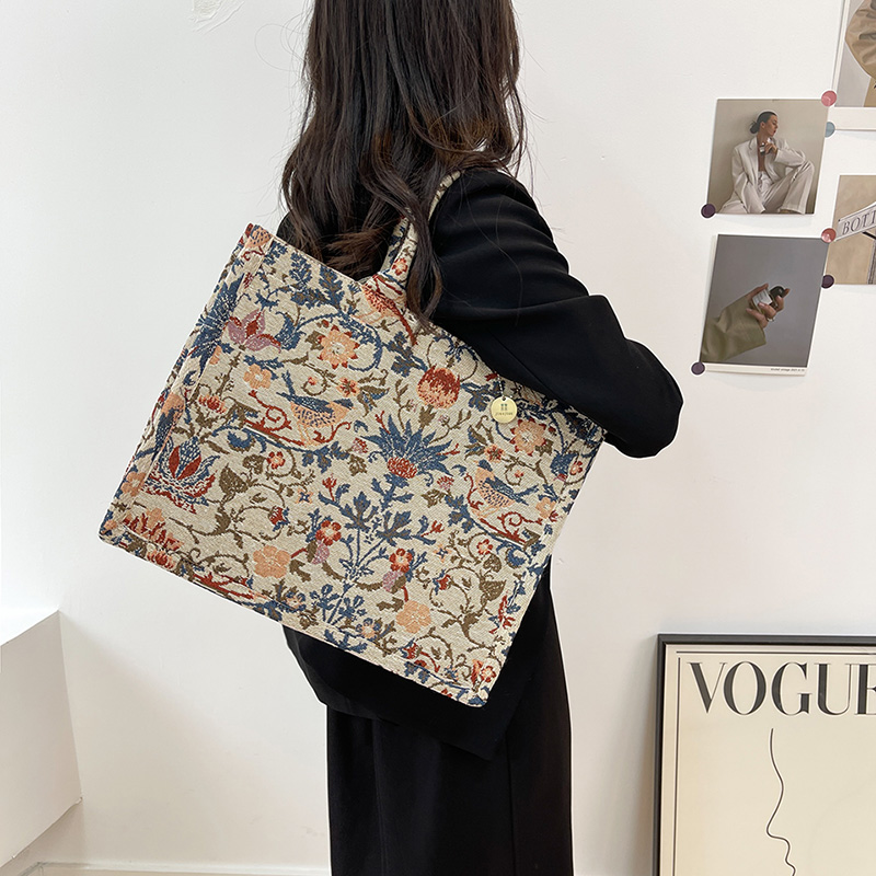 여성용 대용량 토트백, 럭셔리 디자이너 핸드백, 자카드 - Luxury Bags Made In Italy 리뷰 및 가격