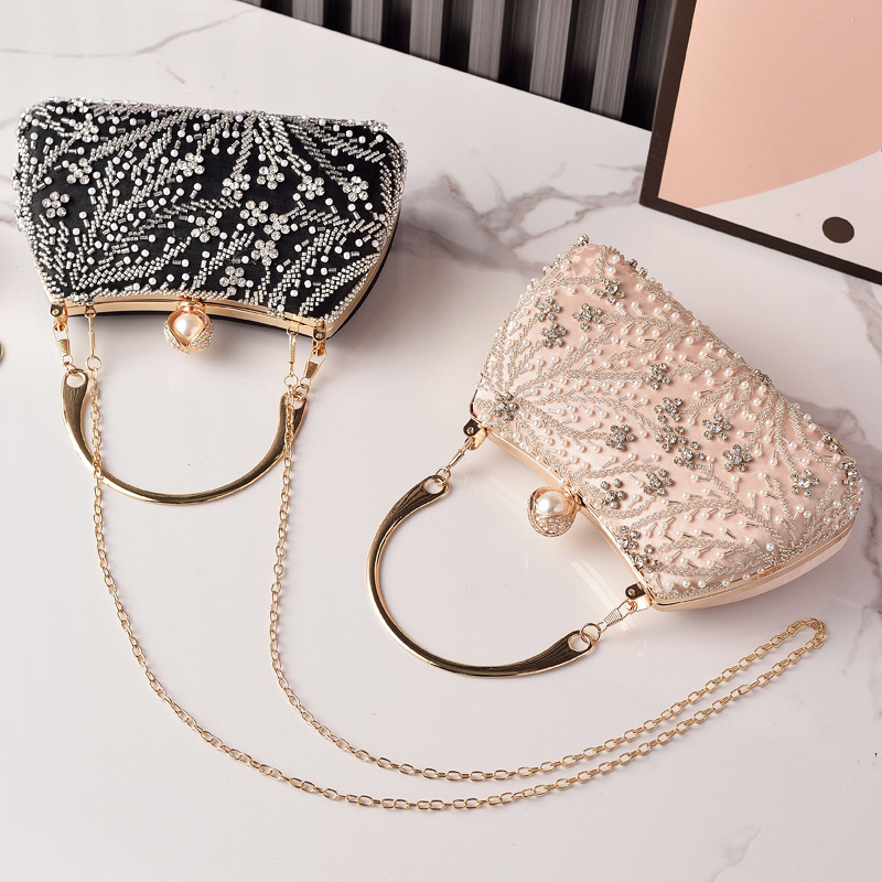 블랙 핸드백 비딩 빈티지 여성 파티 가방 명품 브랜드  - Luxury Bags In China Wholesale 리뷰 및 가격