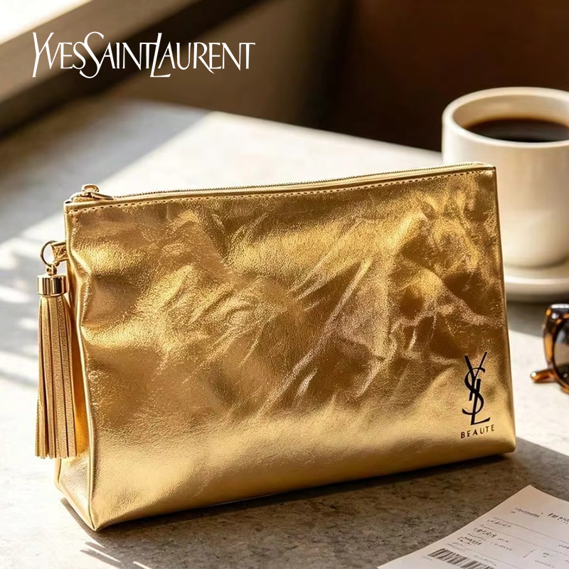 YSL 골든 화장품 가방, 휴대용 방수 다기능 파우치, - Luxury Bags For Travel 리뷰 및 가격