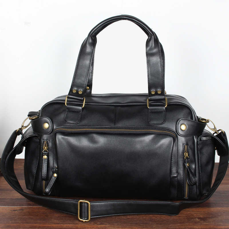 캐주얼 보스턴 핸드백 남성용 럭셔리 디자인 PU 가죽  - Luxury Bags For Travel 리뷰 및 가격
